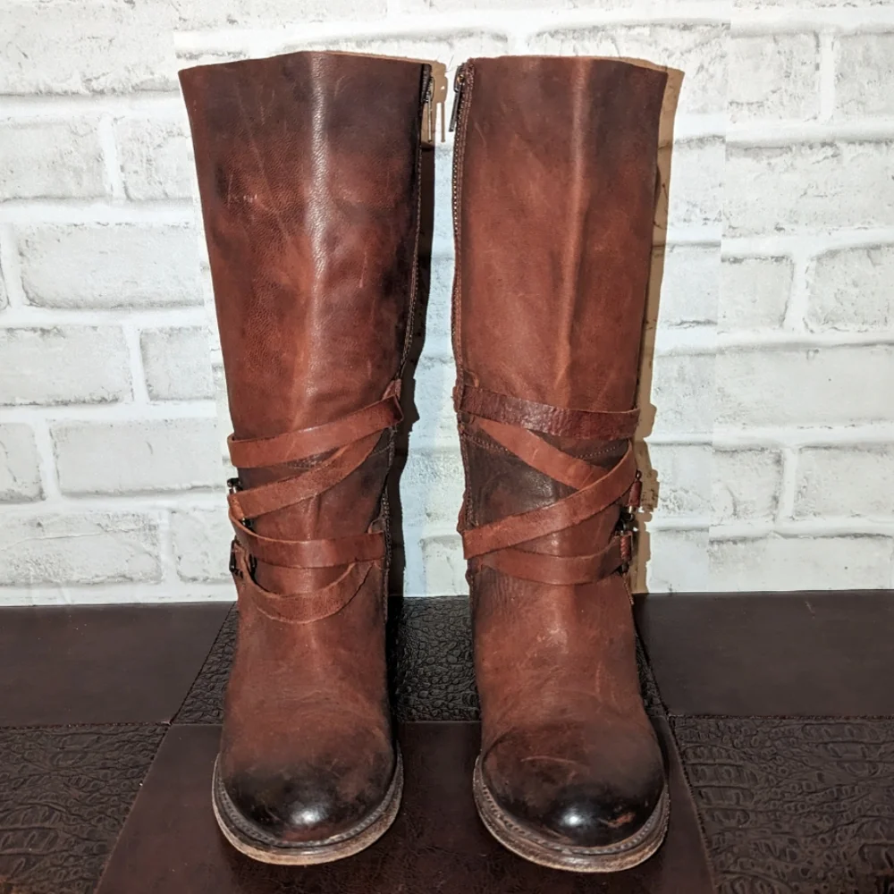Freebird COY Rust Boots Size 9 - Picture 3 of 12